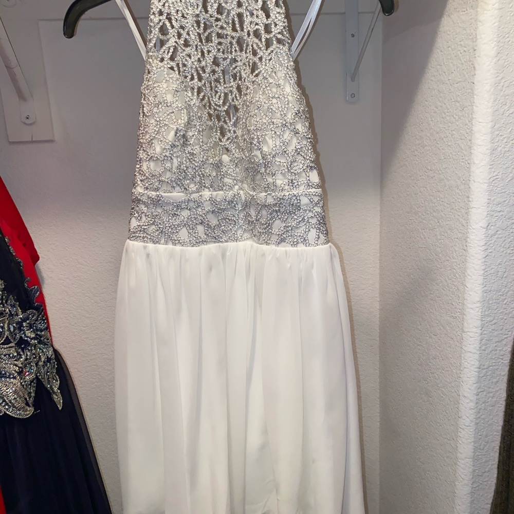 White homecoming dress